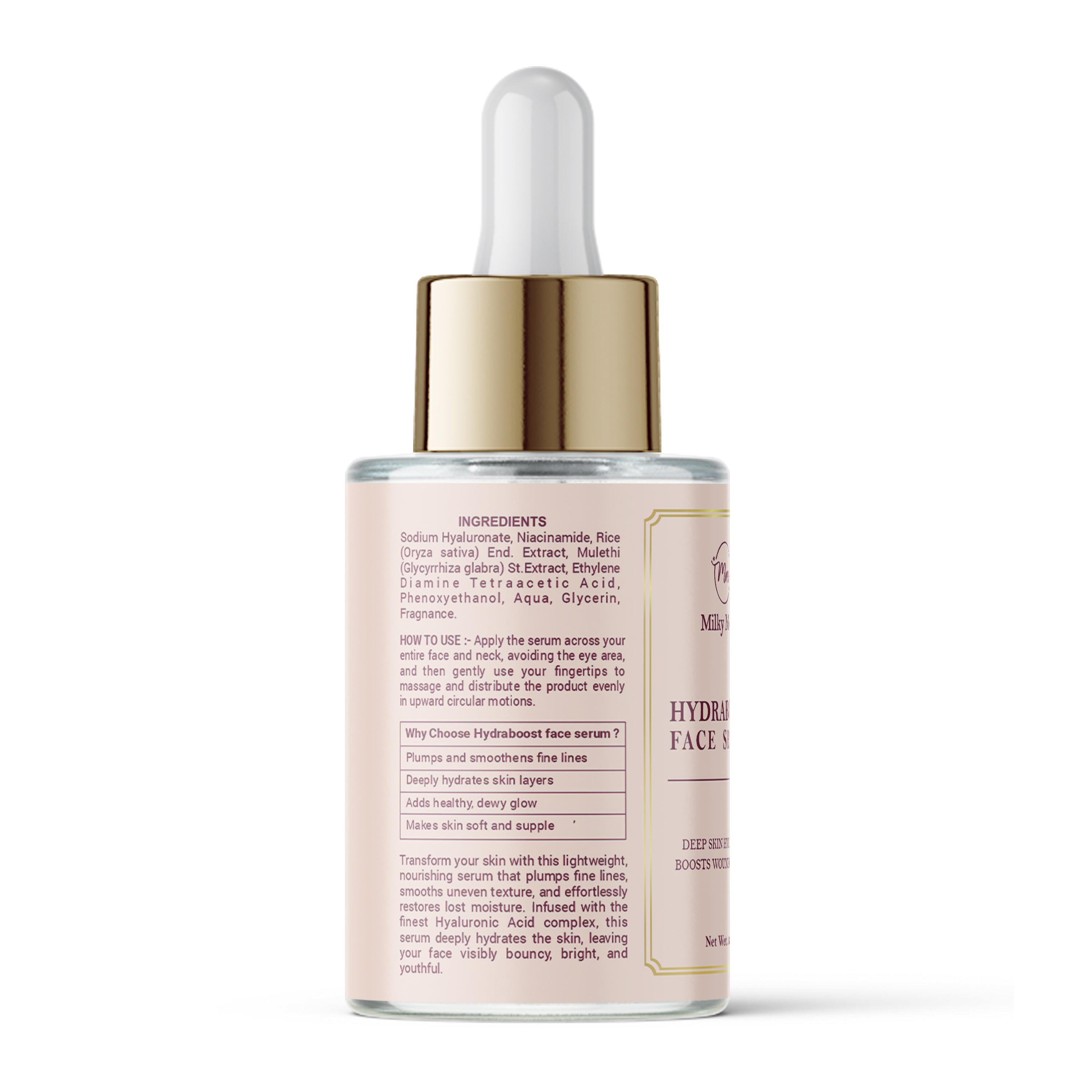 HydraBoost Face Serum For Deep Skin Hydration 30ml