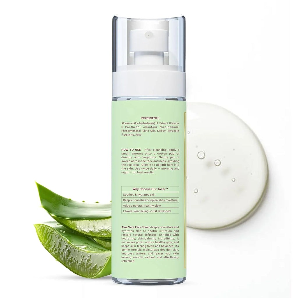 Aloe Vera Cooling & Hydrating Face Toner 100ml