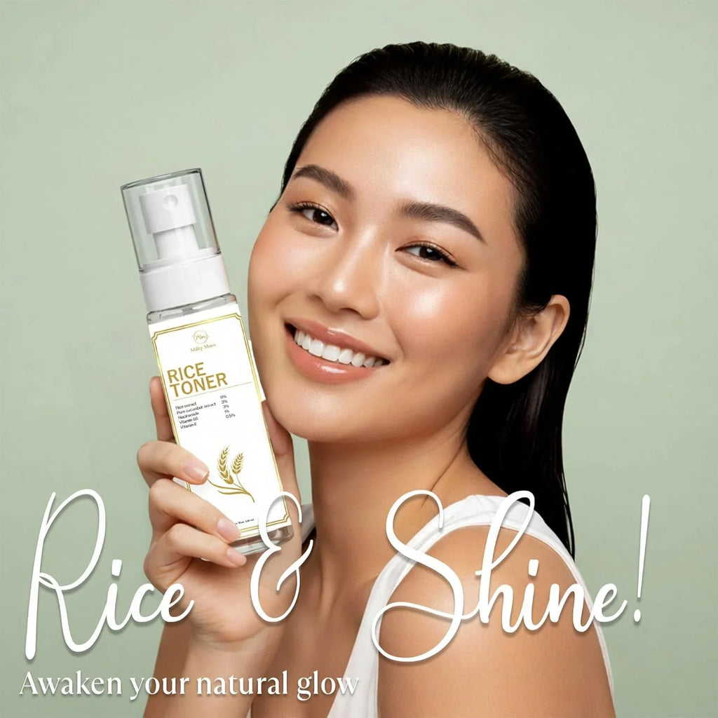 Rice water Toner with Niacinamide 3%, Rice Extract 6% & Vitamin-B5, Vitamin E 100ml