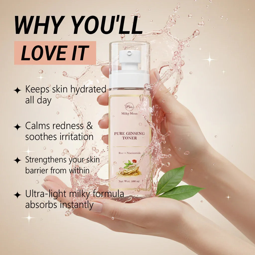 Ginseng Toner For Glowing Skin Korean 100ml