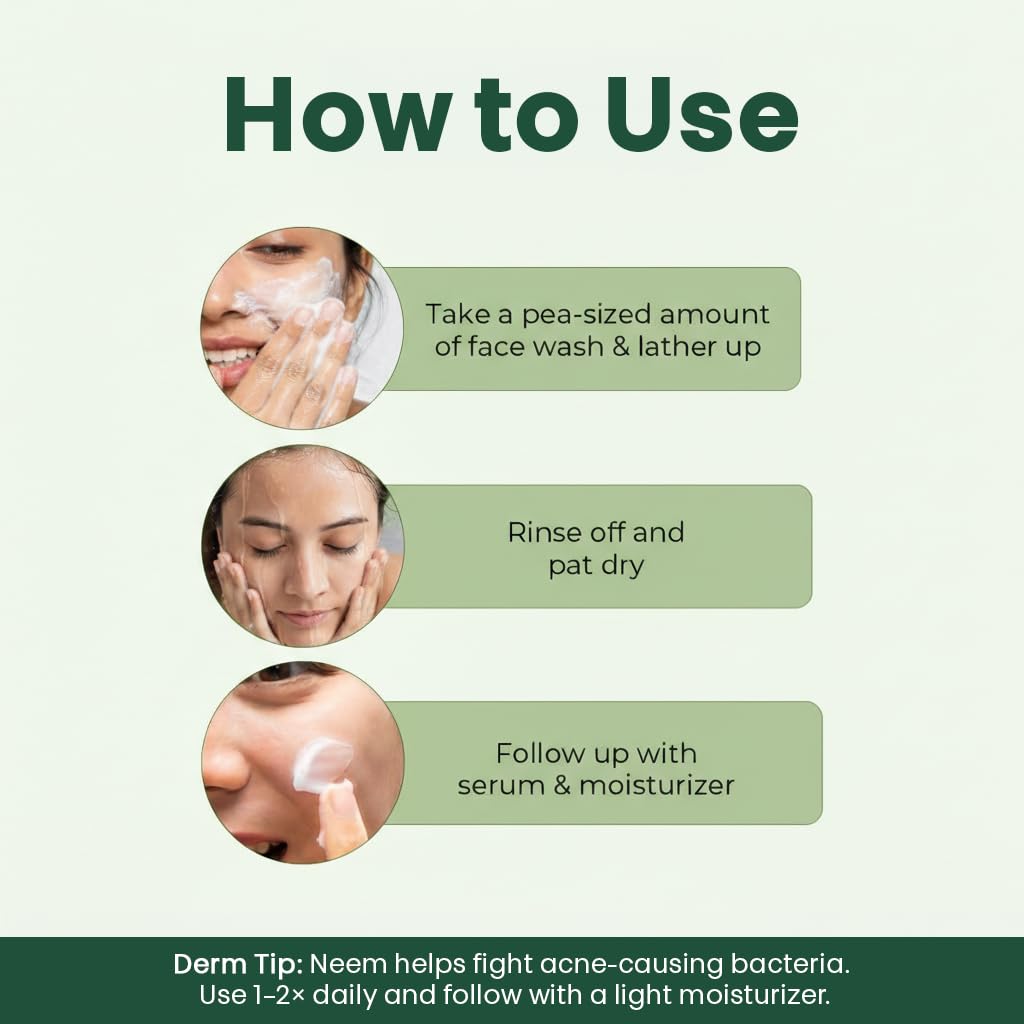 Neem Face Wash Pimples & Acne 100 ml