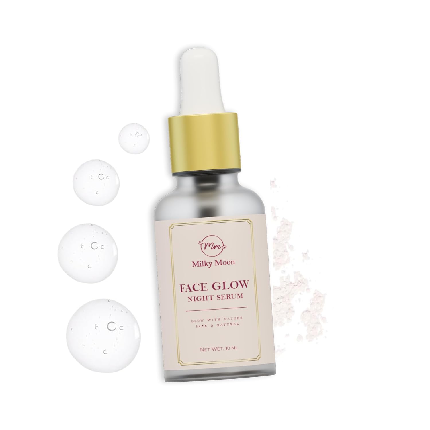 Face Glow Night serum for Glowing skin 10ml | Face anti aging | Pigmentation and Dark spot | For Men & Women
