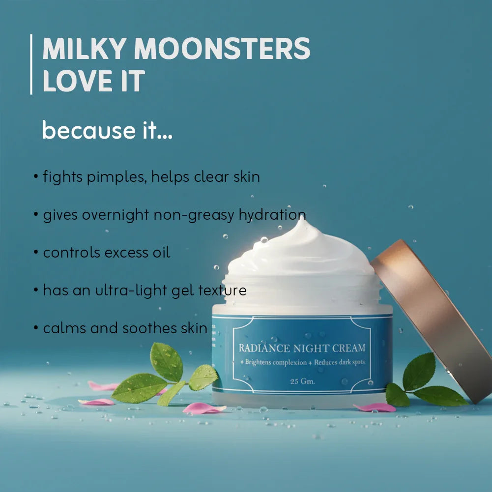 Radiance Night Cream Repairs Wrinkles & Fine Lines 25gm