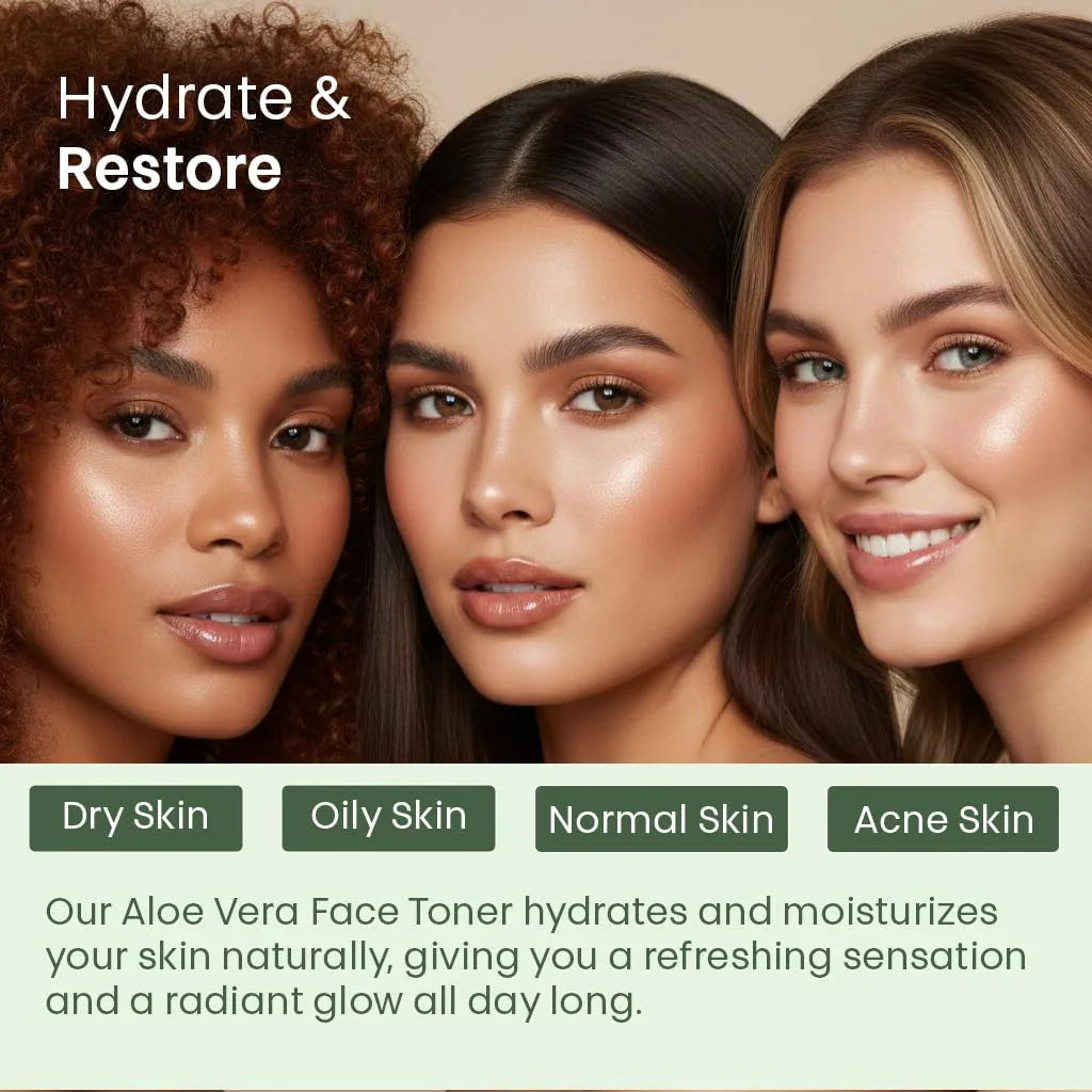 Aloe Vera Cooling & Hydrating Face Toner 100ml