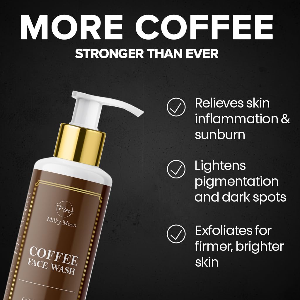 Coffee Face Wash for De-Tan & Oil Control – Anti Pollution Deep Cleansing Face Cleanser 100ml | For Men & Women