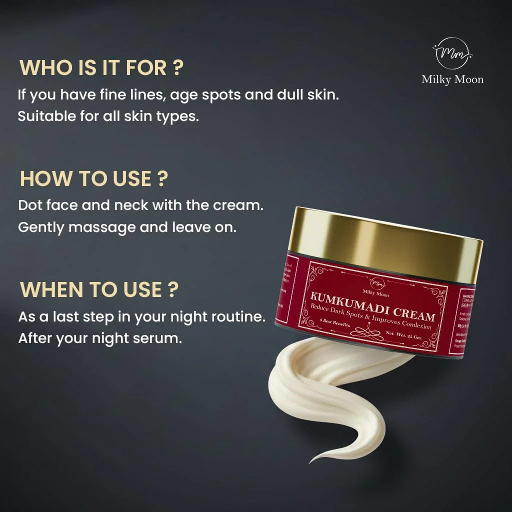 Kumkumadi Night Cream for Pigmentation & Dark Spots