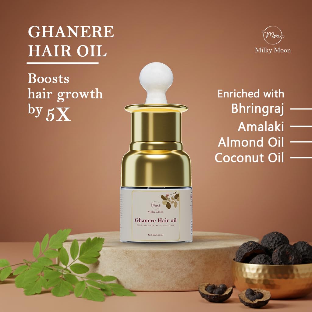 Ghanere Hair Oil for Hair Growth & Anti Hair Fall For Both Men & Women (20 ML)