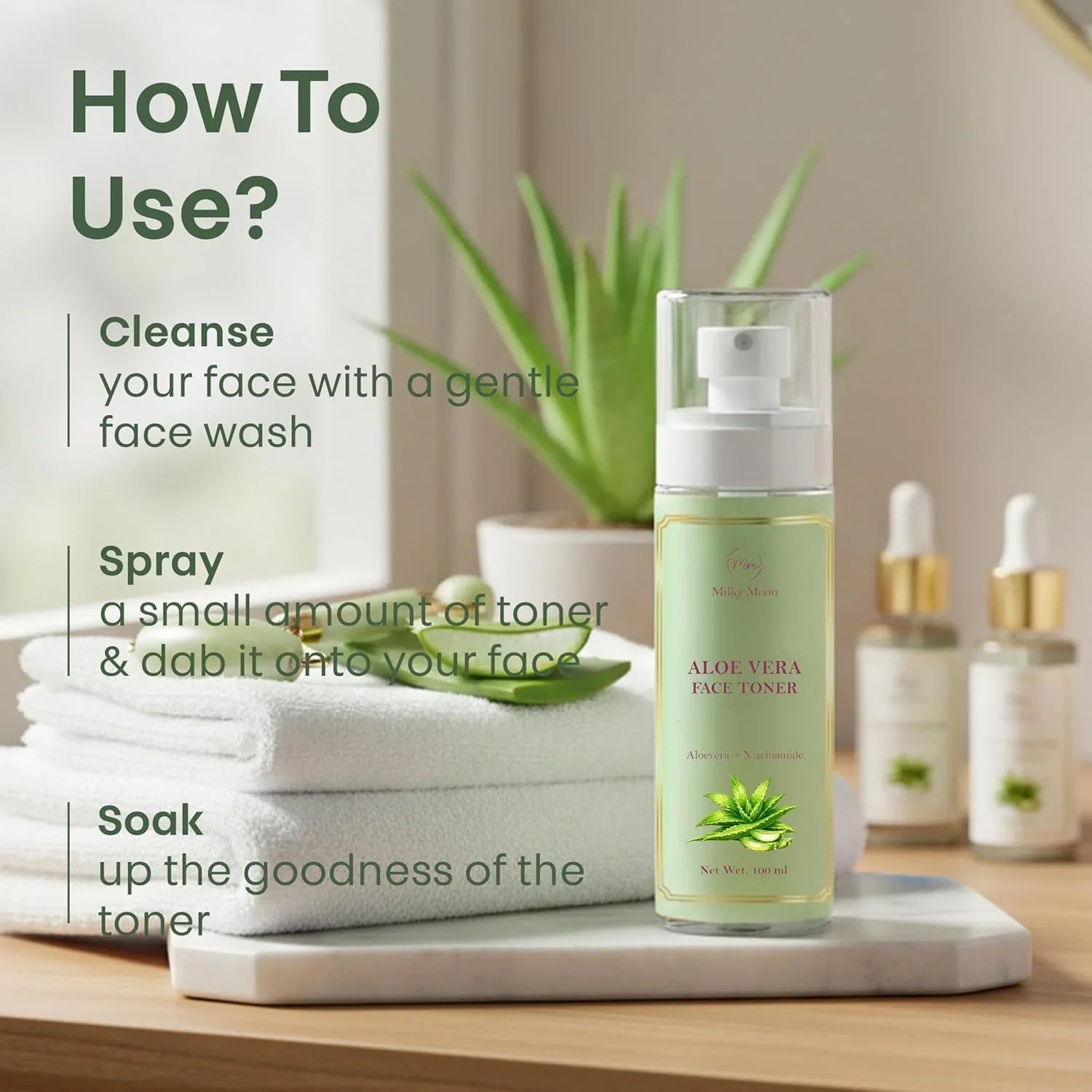 Aloe Vera Cooling & Hydrating Face Toner 100ml
