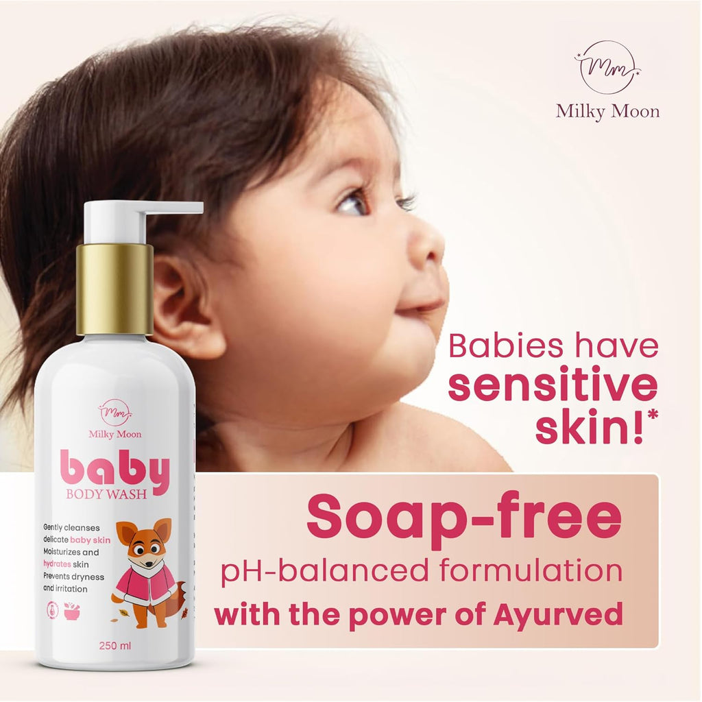 Baby Body wash No tears formula  250ml Tear-free, soap-free, paraben-free