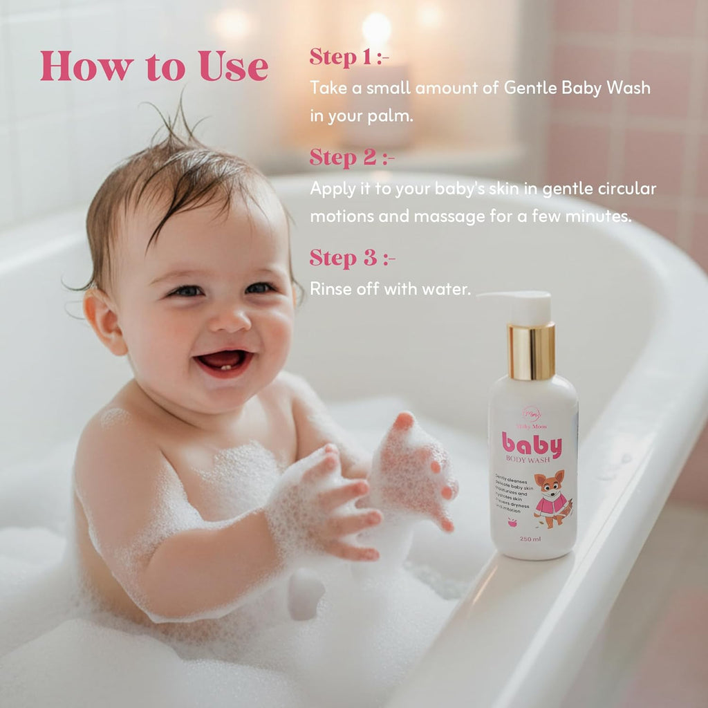 Baby Body wash No tears formula  250ml Tear-free, soap-free, paraben-free