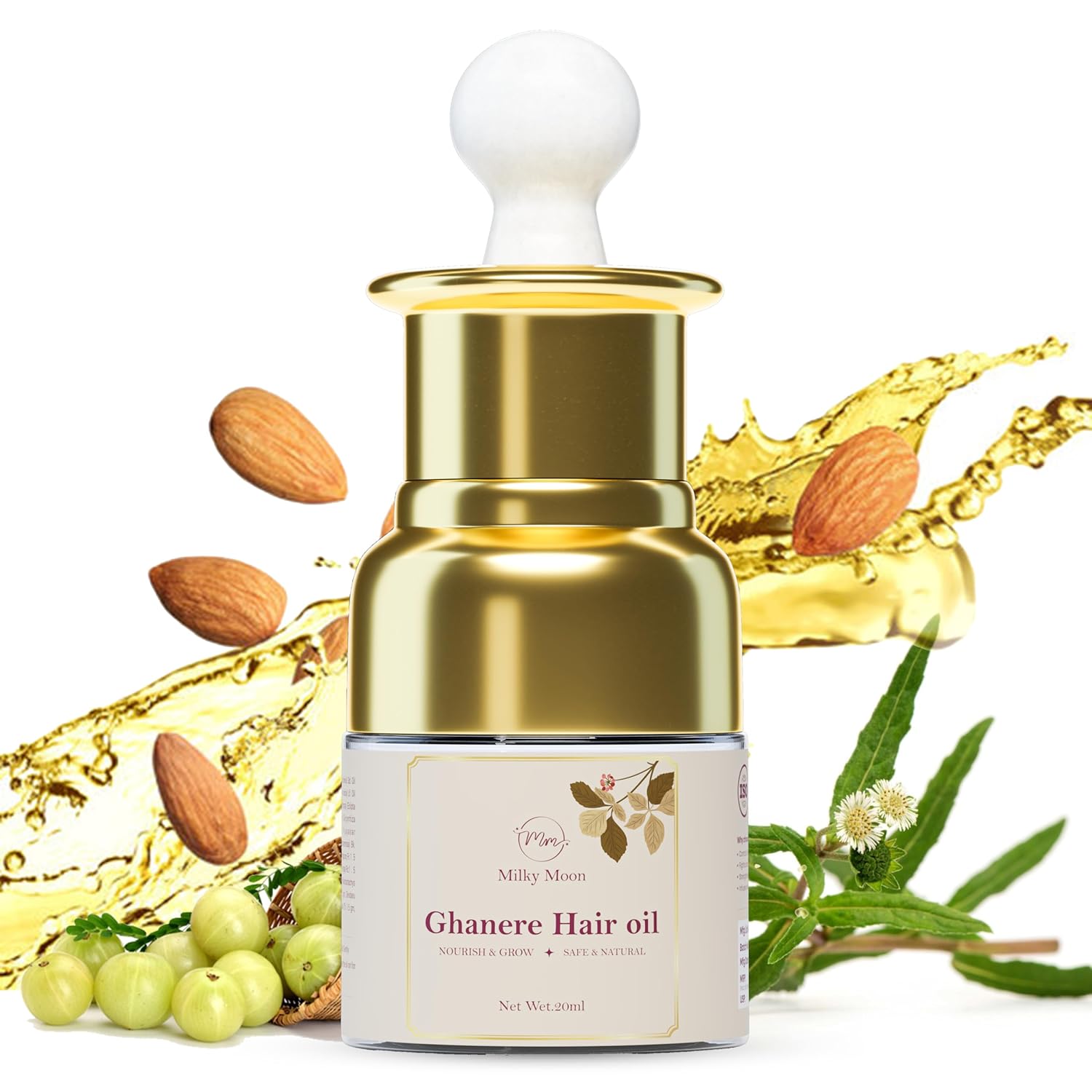 Ghanere Hair Oil for Hair Growth & Anti Hair Fall For Both Men & Women (20 ML)