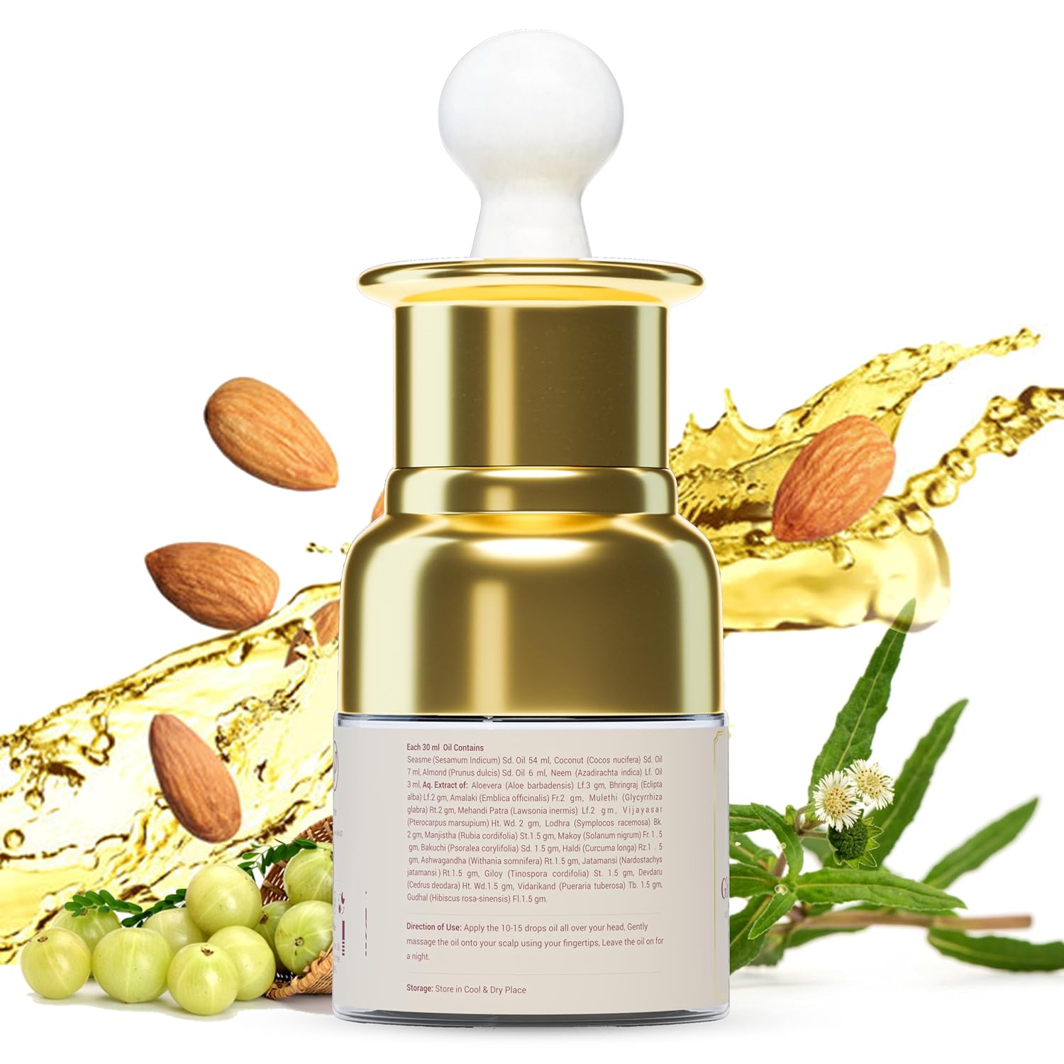 Ghanere Hair Oil for Hair Growth & Anti Hair Fall For Both Men & Women (20 ML)