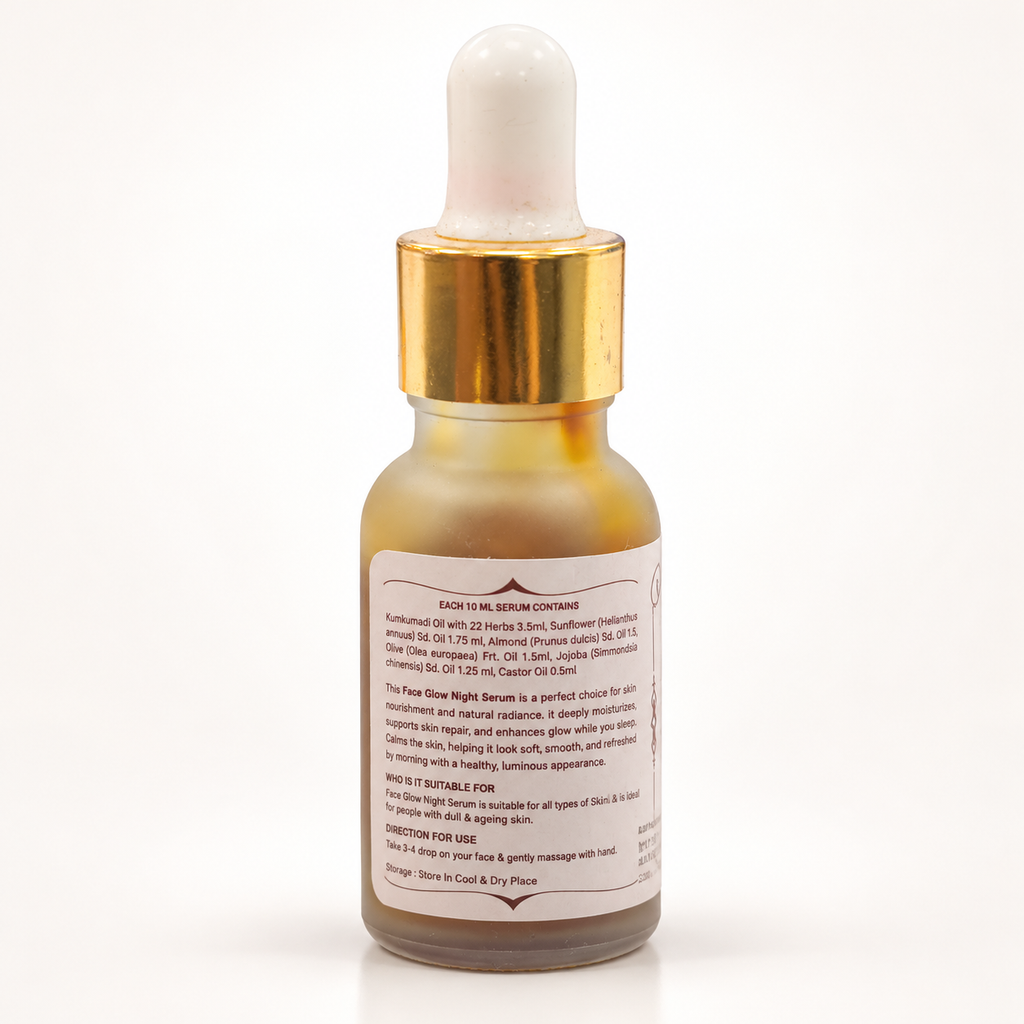 Face Glow Night Serum for Pigmentation Dark Spots Anti-Aging 10ml