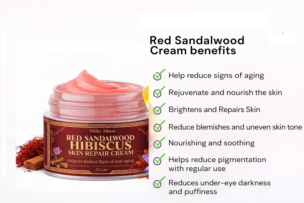 Red Sandalwood & Hibiscus Skin Repair Cream, with 0.1% Retinol