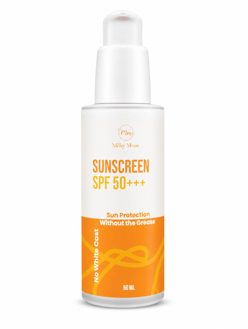 Sunscreen SPF 50+++, No White Cast, Broad-Spectrum UVA & UVB Protection, Hydrating & Nourishing, All Skin Types, 50 ml