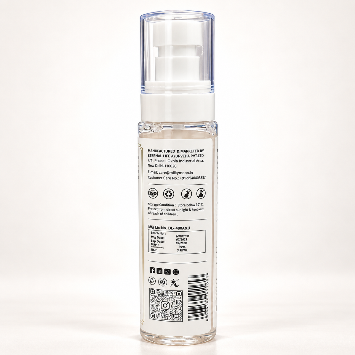 Rice Toner for Face with Rice Extract Niacinamide Hydration 100ml