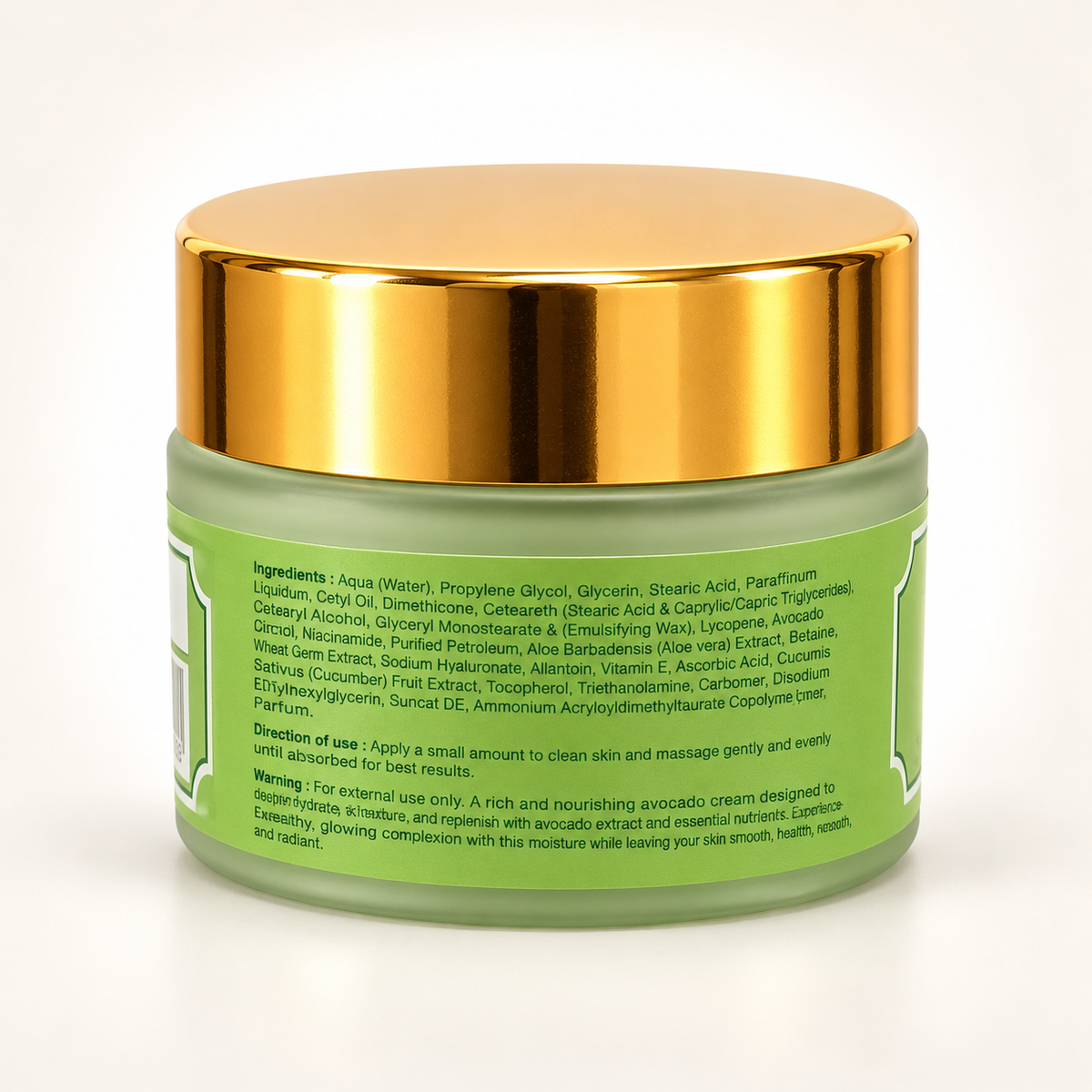 Lycopene Avocado Anti-Aging Moisturizing Cream with SPF 30 50gm