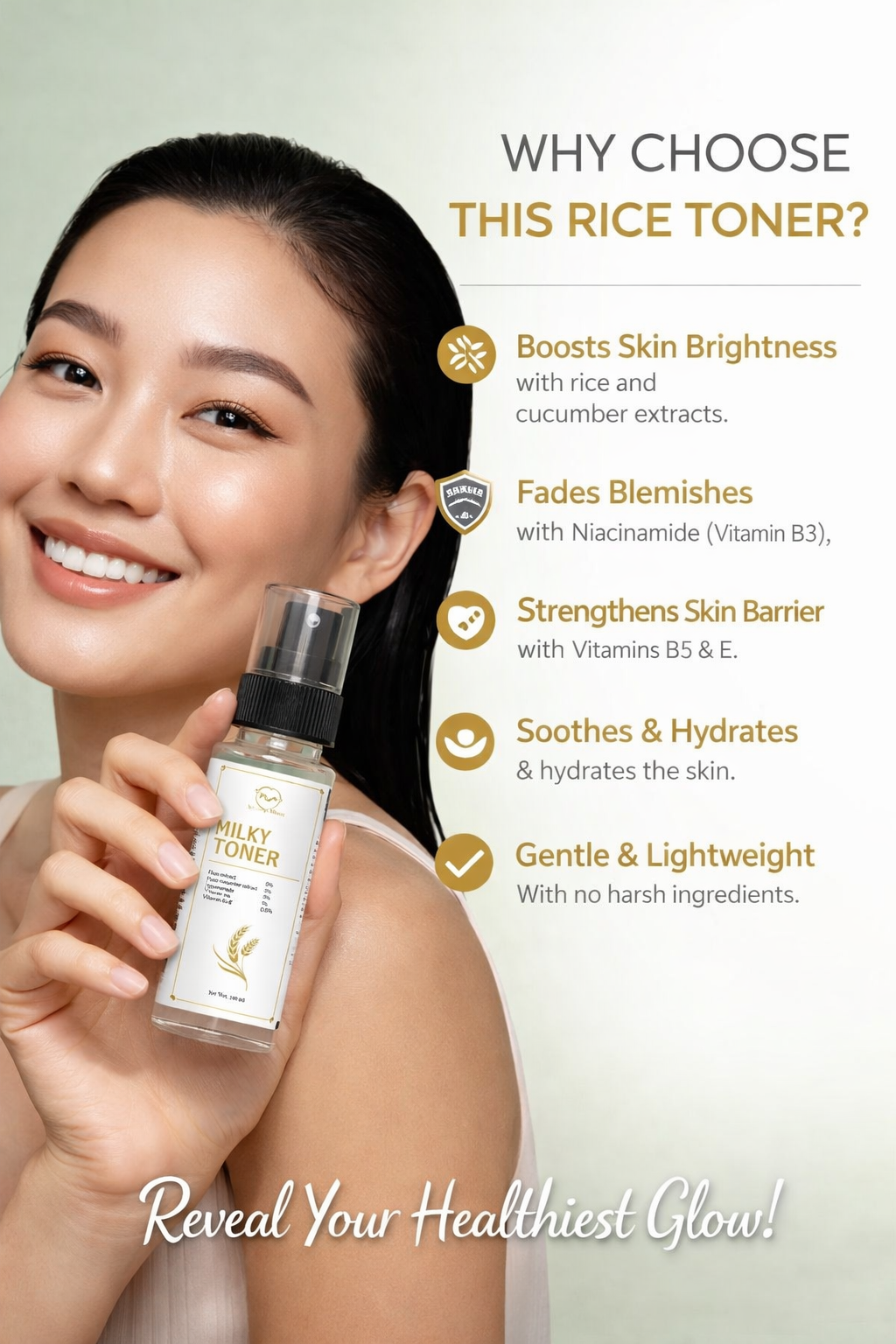 Rice water Toner Trail  Pack 30ml