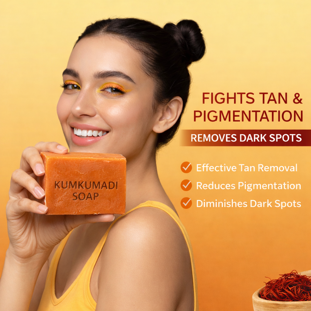 Kumkumadi TAN Removal Soap for All Skin Types 100gm