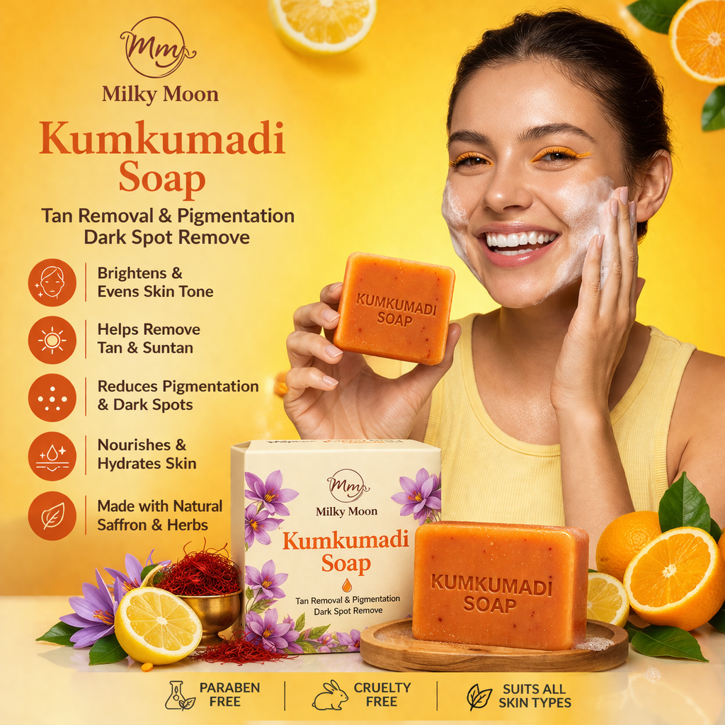 Kumkumadi TAN Removal Soap for All Skin Types 100gm