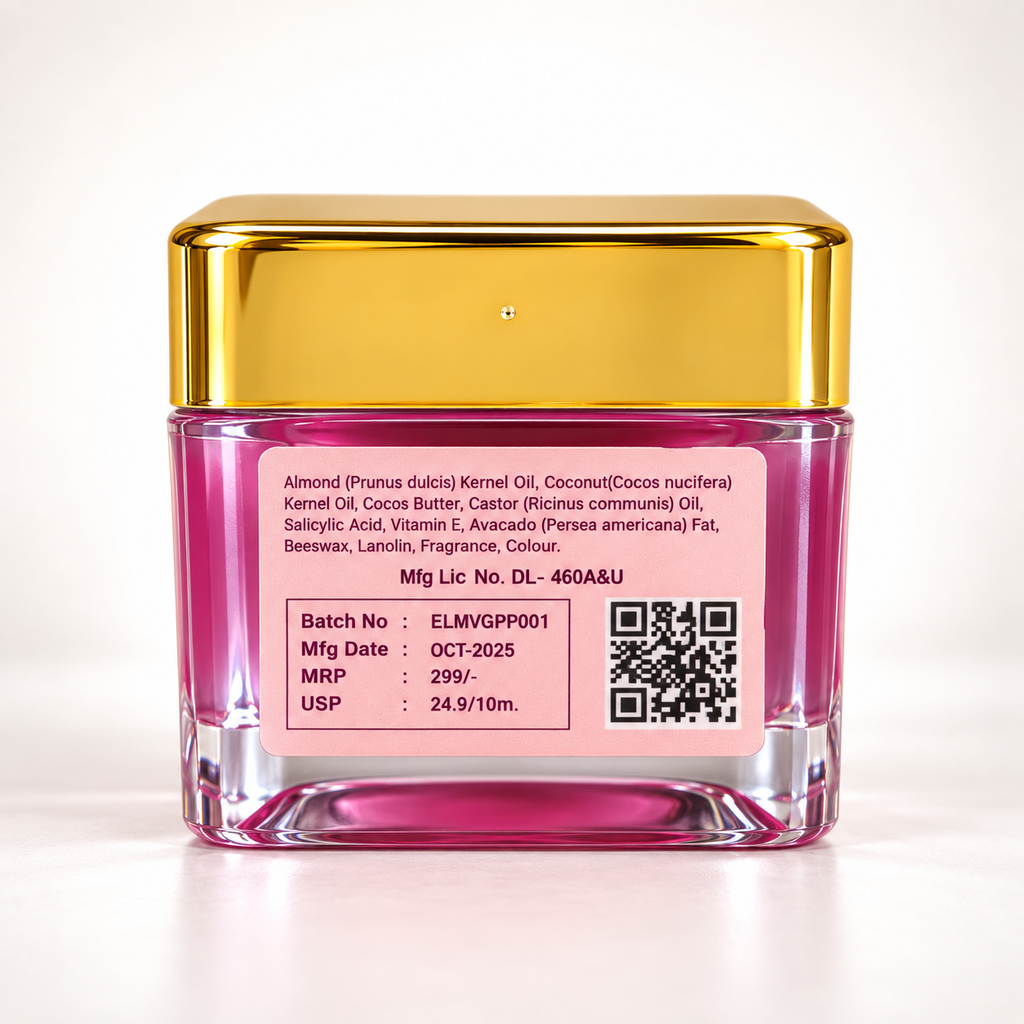 Lip Balm for Dry Chapped Lips with Almond Oil Vitamin E 12g