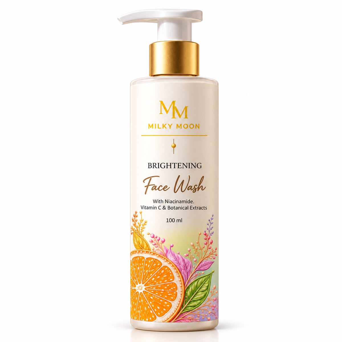 Milky Moon Brightening Face Wash with Vitamin C Niacinamide 100ml