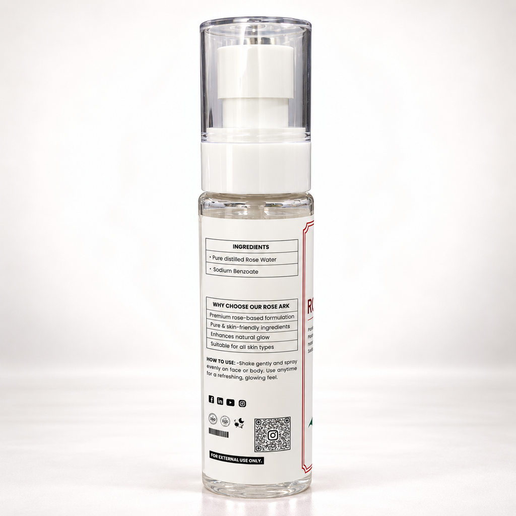 Rose Water Spray for Face Body Hydrating Refreshing Mist 100ml