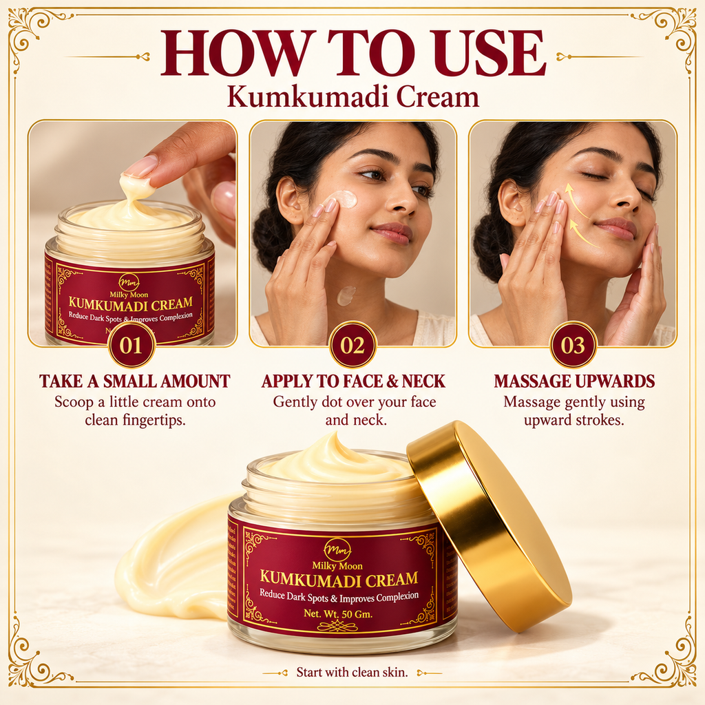 Milky Moon Kumkumadi Night Cream for Pigmentation Dark Spots 50gm