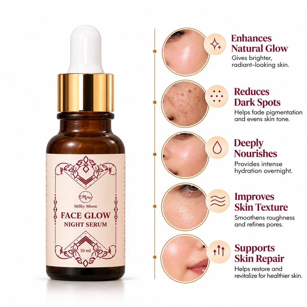 Face Glow Night Serum for Pigmentation Dark Spots Anti-Aging 10ml