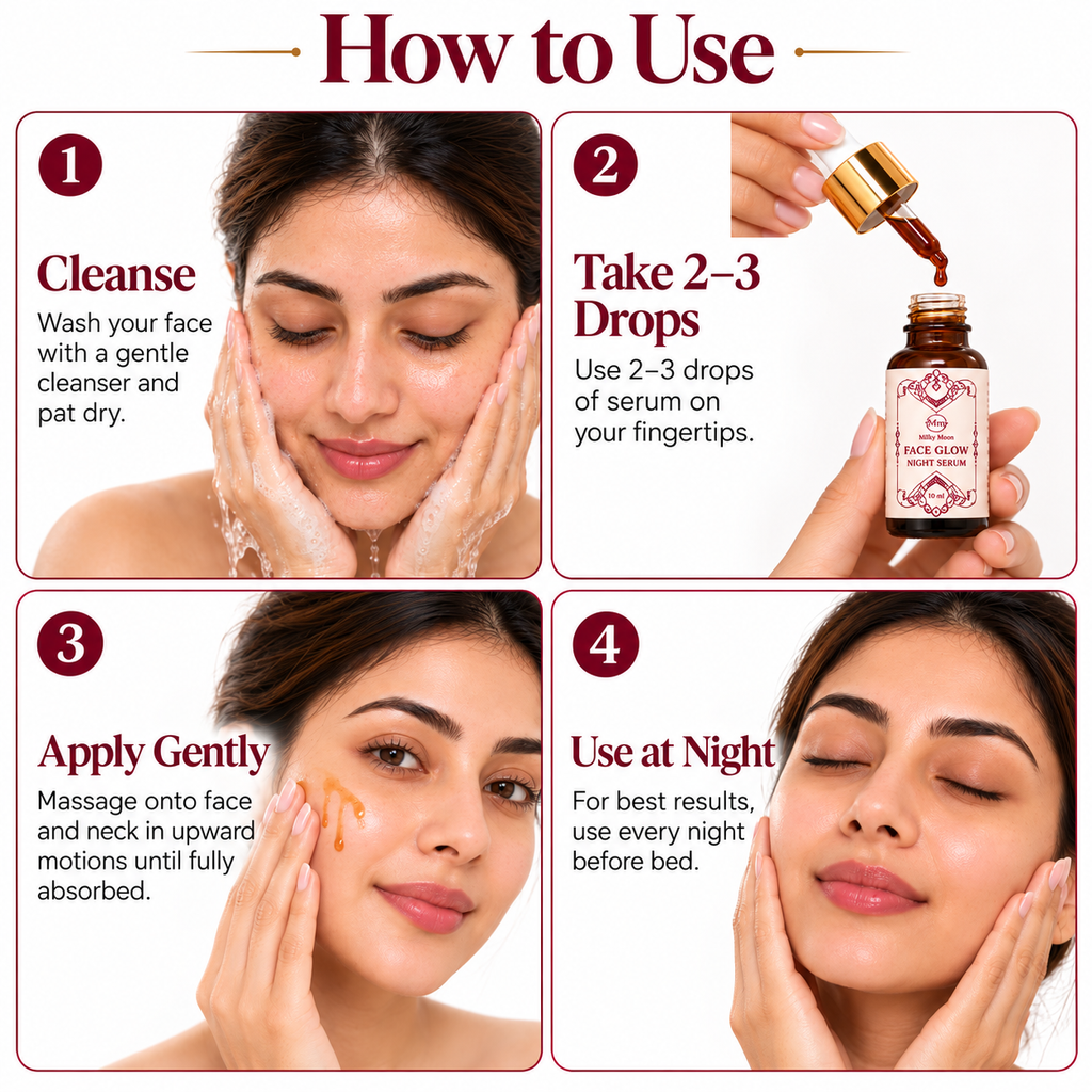 Face Glow Night Serum for Pigmentation Dark Spots Anti-Aging 10ml